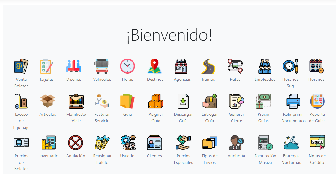 Dashboard real de TIN Transit